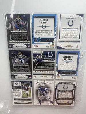 Cheap Sneaks Footwear/Sports Cards Football Card Indianapolis Colts Lot (9) 2024Donruss Elite Anthony Richardson, Laia