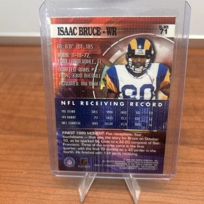 Cheap Sneaks Footwear/Sports Cards Football Card Isaac Bruce 2000 St. Louis Rams Topps Finest refractor #71