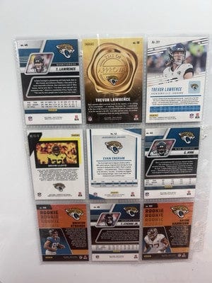 Cheap Sneaks Footwear/Sports Cards Football Card Jacksonville Jaguars Football Lot(9) Trevor Lawrence Zeal 2023 Zenith