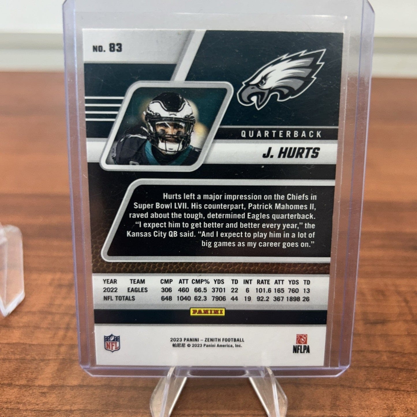 Cheap Sneaks Footwear/Sports Cards Football Card Jalen Hurts 2023 Panini Zenith - Red Zone #83 Philadelphia Eagles