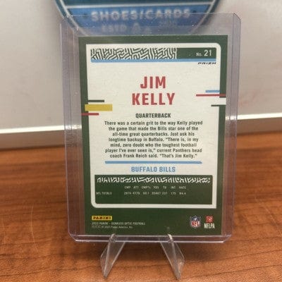 Cheap Sneaks Footwear/Sports Cards Football Card Jim Kelly 2023 Panini Donruss Optic Halo Prizm Football Card #21 Buffa