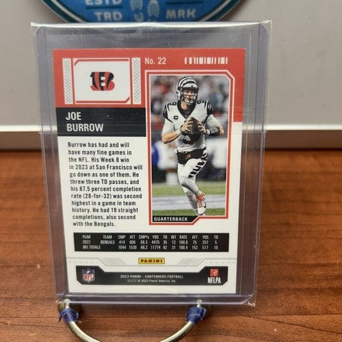 Cheap Sneaks Footwear/Sports Cards Football Card Joe Burrow 2023 Panini Contenders - Season Ticket #22 Bengals