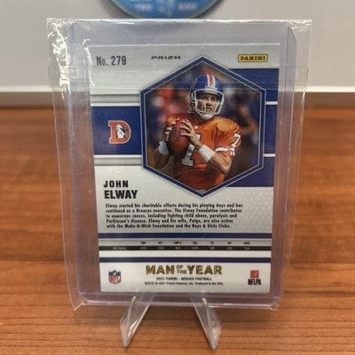 Cheap Sneaks Footwear/Sports Cards Football Card John Elway 2021 Panini Mosaic Man of the Year #279 Pink Camo Prizm Bro