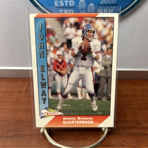 Cheap Sneaks Footwear/Sports Cards Football Card John Elway HOF Lot(2) 1992 Upper Deck Scrapbook #514,91 Pacific #115 B
