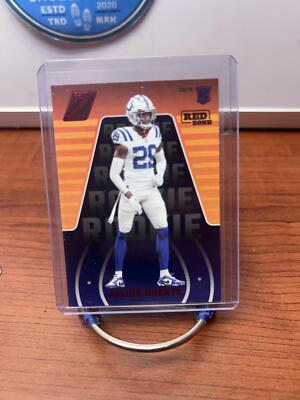 Cheap Sneaks Footwear/Sports Cards Football Card Julius Brents RC 2023 Panini Zenith Red Zone #160 Indianapolis Colts