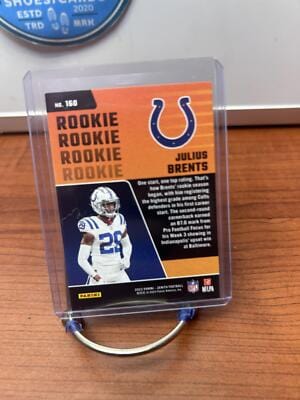 Cheap Sneaks Footwear/Sports Cards Football Card Julius Brents RC 2023 Panini Zenith Red Zone #160 Indianapolis Colts