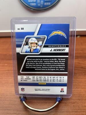 Cheap Sneaks Footwear/Sports Cards Football Card Justin Herbert 2023 Panini Zenith Retail #58 Los Angeles Chargers