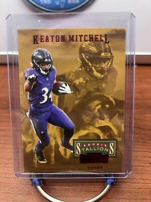 Cheap Sneaks Footwear/Sports Cards Football Card Keaton Mitchell 2023 Panini Contenders Rookie Stallions Red #11 Baltim