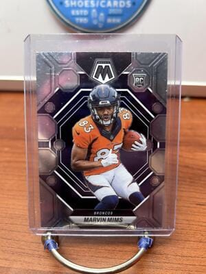 Cheap Sneaks Footwear/Sports Cards Football Card Marvin Mims 2023 Panini Mosaic Silver #346 Denver Broncos