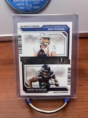 Cheap Sneaks Footwear/Sports Cards Football Card Max Duggan / Kenny McIntosh 2023 Panini Contenders Round Numbers Red #