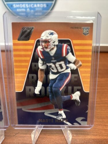 Cheap Sneaks Footwear/Sports Cards Football Card New England Patriots Rookie Lot (2) 2023 Zenith Marte Mapu, Christian