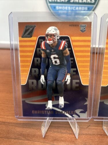 Cheap Sneaks Footwear/Sports Cards Football Card New England Patriots Rookie Lot (2) 2023 Zenith Marte Mapu, Christian