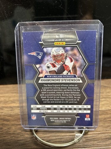 Cheap Sneaks Footwear/Sports Cards Football Card RHAMONDRE STEVENSON 2023 Panini Mosaic Green Prizm #161 New England Pa
