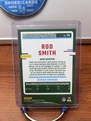 Cheap Sneaks Footwear/Sports Cards Football Card Rod Smith 2023 Donruss Optic #56 Denver Broncos