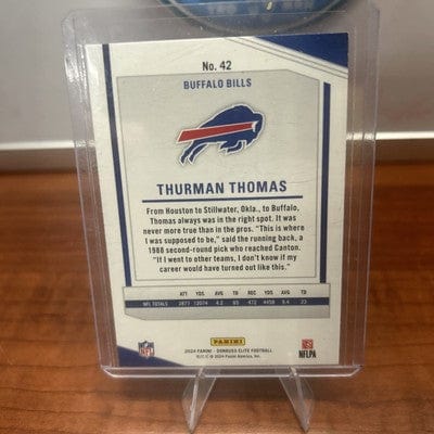 Cheap Sneaks Footwear/Sports Cards Football Card Thurman Thomas 2024 Donruss Elite Pink Parallel Card # 42