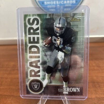 Cheap Sneaks Footwear/Sports Cards Football Card Tim Brown 2000 Topps Finest Refractor #88 Football Card Raiders HOF