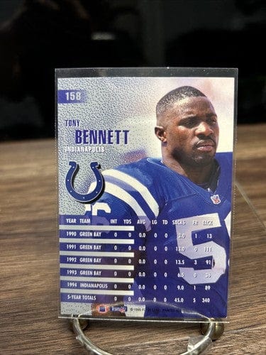 Cheap Sneaks Footwear/Sports Cards Football Card Tony Bennett 1995 Fleer Football Indianapolis Colts Base Football Card