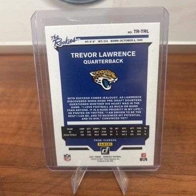 Cheap Sneaks Footwear/Sports Cards Football Card Trevor Lawrence (RC) 2021 Donruss TR-TRL The Rookies RC SP Jacksonvill
