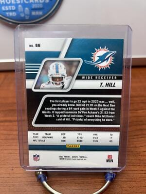Cheap Sneaks Footwear/Sports Cards Football Card Tyreek Hill 2023 Panini Zenith Retail #66 Miami Dolphins