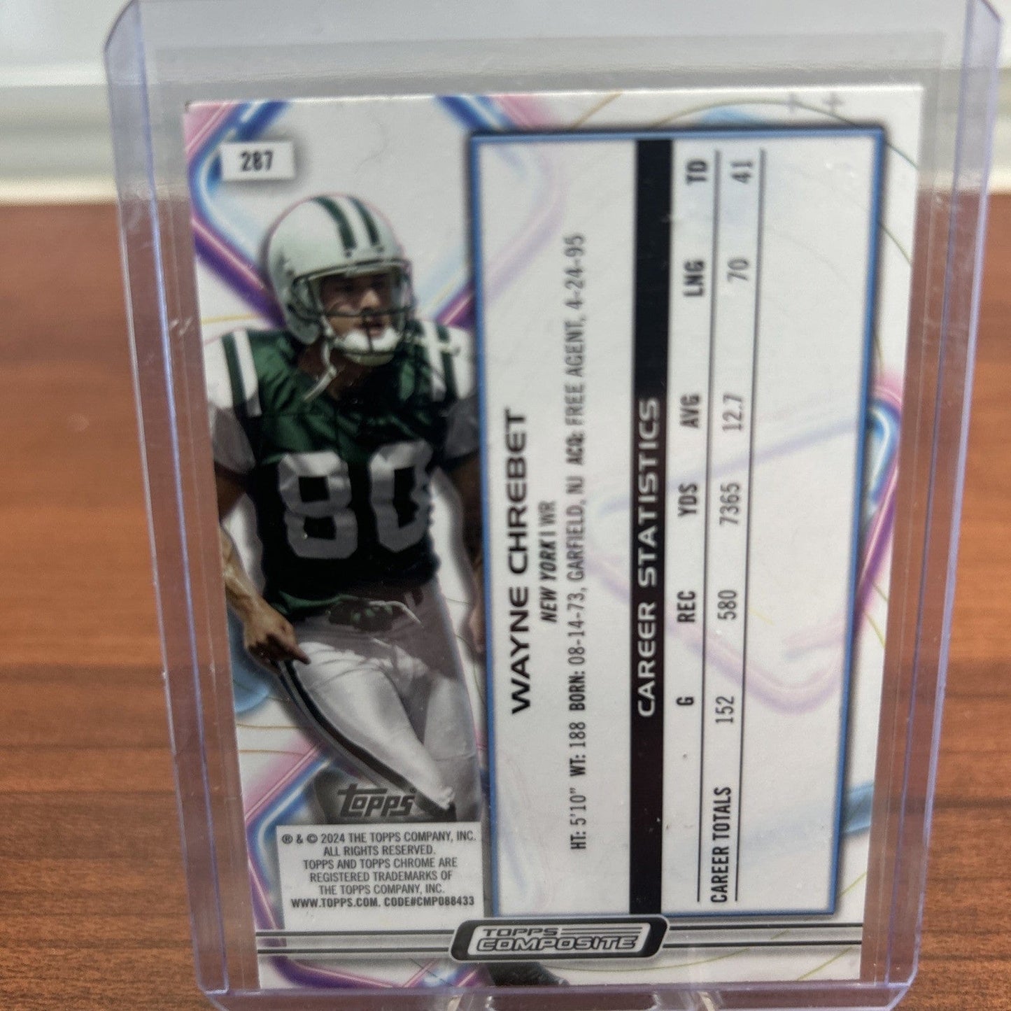 Cheap Sneaks Footwear/Sports Cards Football Card Wayne Chrebet 2023 Topps Chrome Comp Football Cosmic Nucleus Refractor