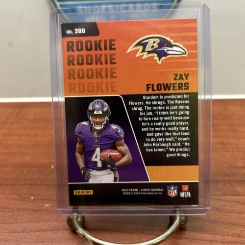 Cheap Sneaks Footwear/Sports Cards Football Card Zay Flowers Rookie Football Card 2023 Panini Zenith Baltimore Ravens #