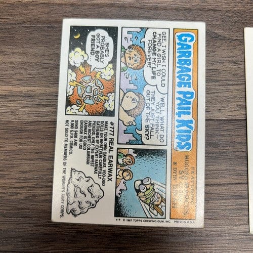 Cheap Sneaks Footwear/Sports Cards Garbage Pail Card Garbage Pail Kids 1987 K.O.'D Karl #322a and Sparrin Warren #322b Topp