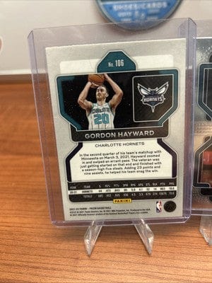Cheap Sneaks Footwear/Sports Cards Gordon Hayward 2021-22 Panini Prizm Basketball Card #106 Charlotte Ho
