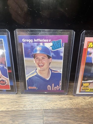 Cheap Sneaks Footwear/Sports Cards Gregg Jefferies Rookie 3 Card Lot 88 89 Donruss Rated RookiTopps All S