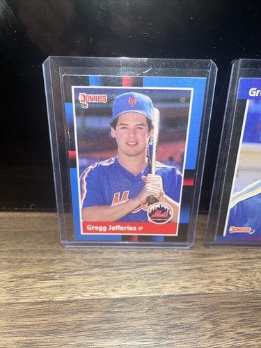 Cheap Sneaks Footwear/Sports Cards Gregg Jefferies Rookie 3 Card Lot 88 89 Donruss Rated RookiTopps All S