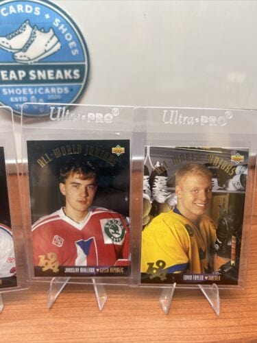 Cheap Sneaks Footwear/Sports Cards Hockey Card 1993/1994 Upper Deck All World Juniors Hockey Lot Of 4 Janov,Lindgren,