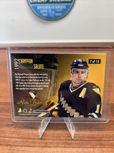 Cheap Sneaks Footwear/Sports Cards Hockey Card 1996-97 Pinnacle Zenith Champion Salute #7 Ron Francis Pittsburgh
