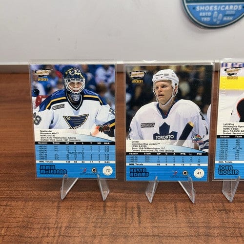 Cheap Sneaks Footwear/Sports Cards Hockey Card 2001 Pacific Revolution NHL Hockey Lot (4) Adams, Leclair, Whitney, Mc