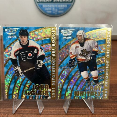 Cheap Sneaks Footwear/Sports Cards Hockey Card 2001 Pacific Revolution NHL Hockey Lot (4) Adams, Leclair, Whitney, Mc
