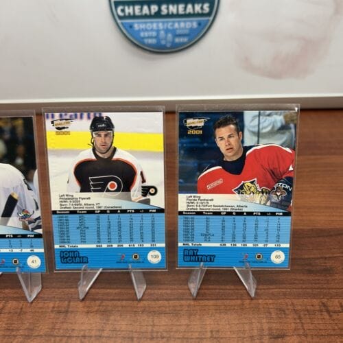 Cheap Sneaks Footwear/Sports Cards Hockey Card 2001 Pacific Revolution NHL Hockey Lot (4) Adams, Leclair, Whitney, Mc