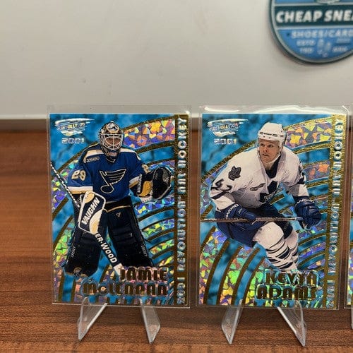 Cheap Sneaks Footwear/Sports Cards Hockey Card 2001 Pacific Revolution NHL Hockey Lot (4) Adams, Leclair, Whitney, Mc