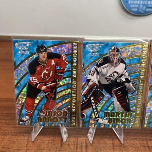 Cheap Sneaks Footwear/Sports Cards Hockey Card 2001 Pacific Revolution NHL Hockey Lot (4) Arnott, Biron, Halpern, Ruc