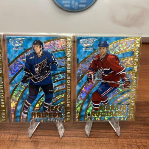 Cheap Sneaks Footwear/Sports Cards Hockey Card 2001 Pacific Revolution NHL Hockey Lot (4) Arnott, Biron, Halpern, Ruc