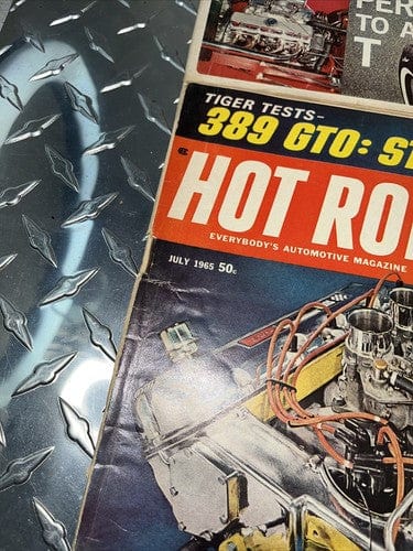 Cheap Sneaks Footwear/Sports Cards Hot Rod Magazine 4 Issue Lot May1965-Aug1965
