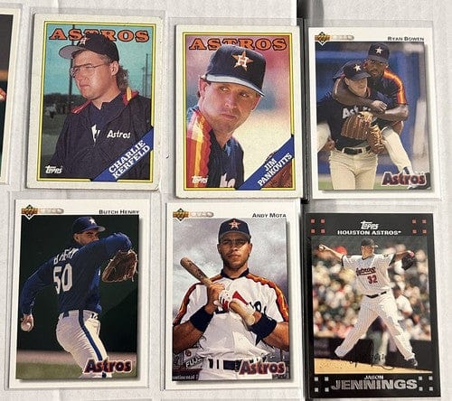 Cheap Sneaks Footwear/Sports Cards Houston Astros 24 Card Lot Late Mostly 80’s Early 90’s But On Up T