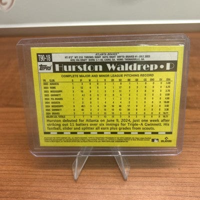 Cheap Sneaks Footwear/Sports Cards Hurston Waldrep 2025 Topps Series 1 1990 35th Anniversary #T90-18 Brav