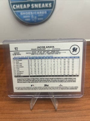 Cheap Sneaks Footwear/Sports Cards JACOB AMAYA (RC) 2024 Topps Chrome Orange Refractor Rookie Card#92 Mar