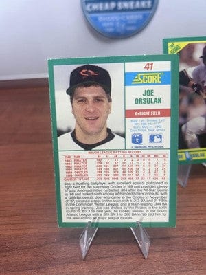 Cheap Sneaks Footwear/Sports Cards Joe Orsulak 1990 Score #41 Baltimore Orioles
