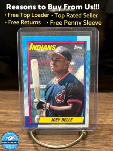 Cheap Sneaks Footwear/Sports Cards Joey “ALBERT”Belle 1990 Topps Rookie Baseball Card#283 Cleveland I
