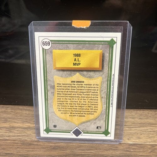 Cheap Sneaks Footwear/Sports Cards Jose Canseco 2 Card Lot 1989 Upper Deck #371, #659 1988 AL MVP