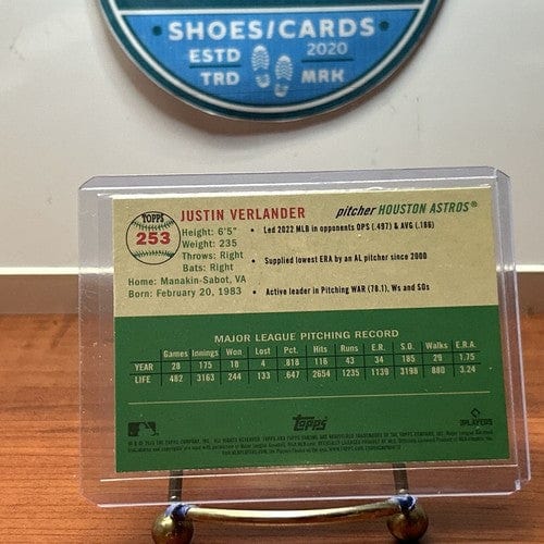 Cheap Sneaks Footwear/Sports Cards Justin Verlander 2023 Topps Chrome Platinum Anniversary Houston Astros
