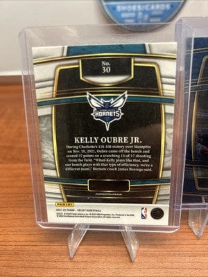 Cheap Sneaks Footwear/Sports Cards Kelly Oubre Jr. 2021-22 Panini Select Basketball Card#30 Charlotte Hor