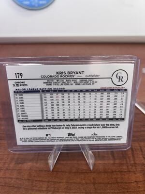 Cheap Sneaks Footwear/Sports Cards Kris Bryant 2024 Topps Chrome Logofractor Edition #179 Colorado Rockie