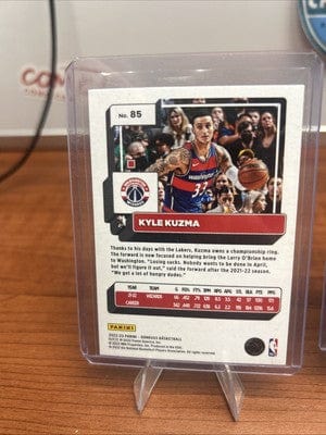 Cheap Sneaks Footwear/Sports Cards Kyle Kuzma Lot(3) 2022 Panini Select #70,23 Flux #57,22 Donruss#85 Wiz