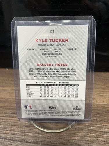 Cheap Sneaks Footwear/Sports Cards KYLE TUCKER 2022 TOPPS GALLERY #171- World Series