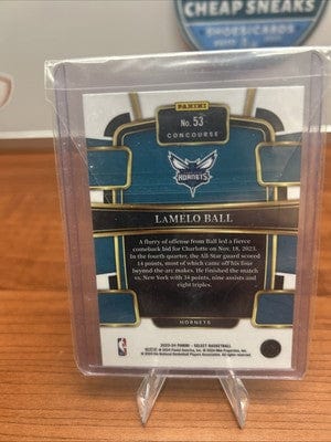 Cheap Sneaks Footwear/Sports Cards Lamelo Ball 2023-24 Select Blue Concourse #53 Charlotte Hornets